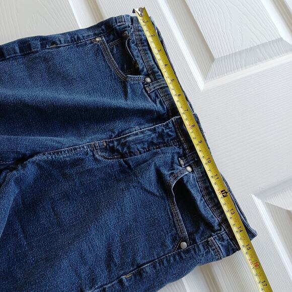 Gloria Vanderbilt Linda Perfect Fit Jeans 12 dark wash blue mid rise bootcut - Picture 7 of 12